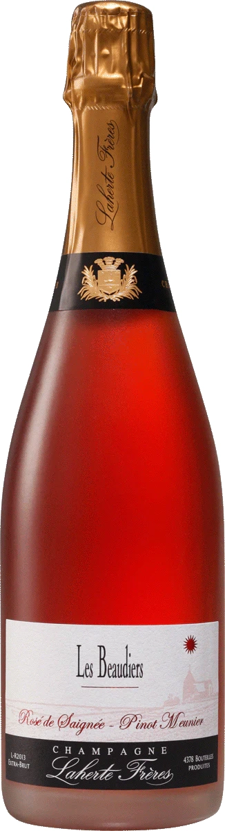 Laherte Freres Les Beaudiers Rosé de Saignée Vieilles Vignes de Pinot Meunier Extra-Brut Champagne