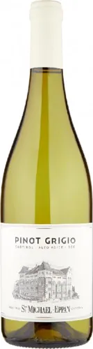 Bottle of St. Michael-Eppan Pinot Grigiowith label visible