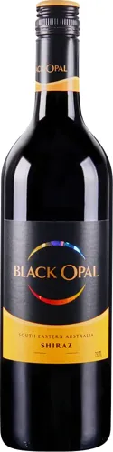 Bottle of Black Opal Shirazwith label visible