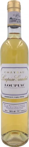Bottle of Château Loupiac-Gaudiet Loupiacwith label visible