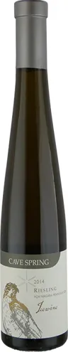 Bottle of Cave Spring Riesling Icewinewith label visible