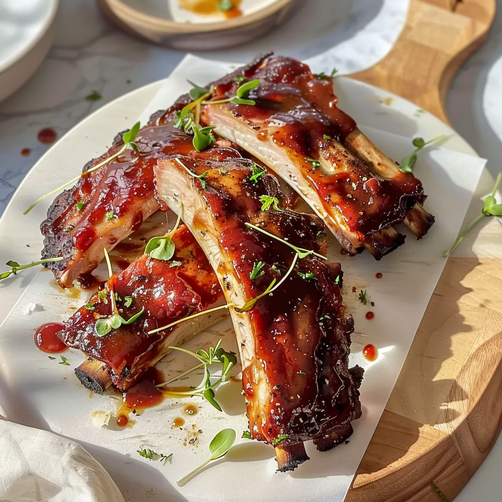 Baby Back Ribs With Barbecue Sauce