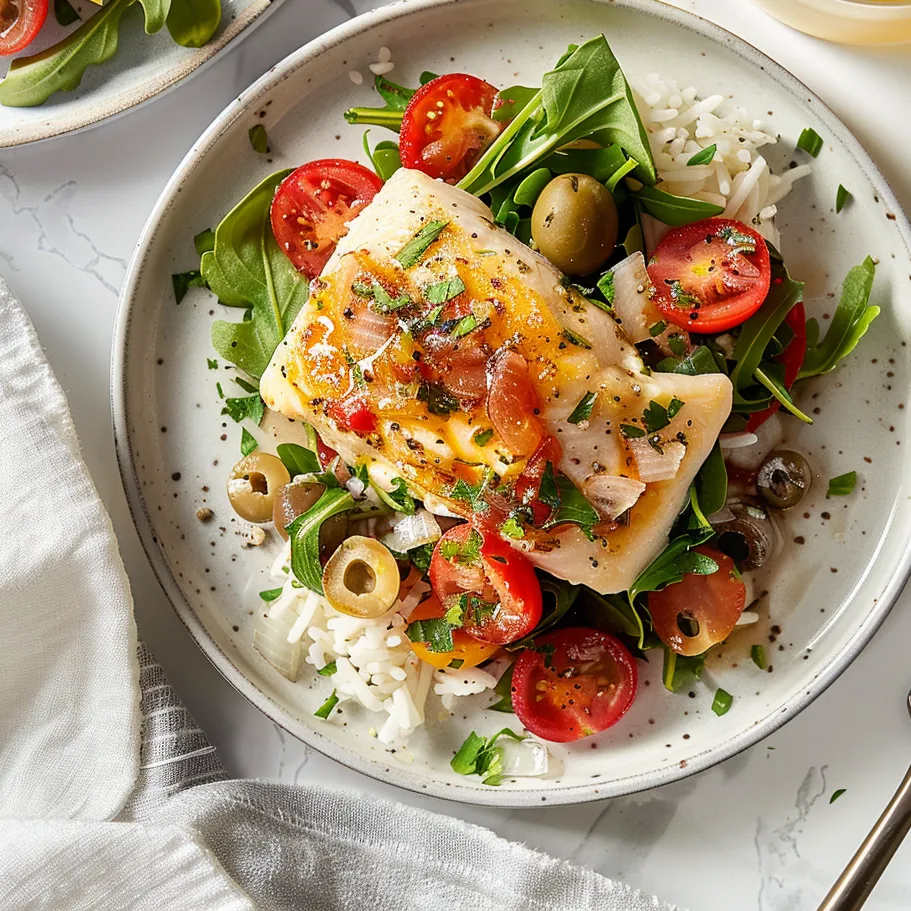 Baked Cod With Provencal Sauce