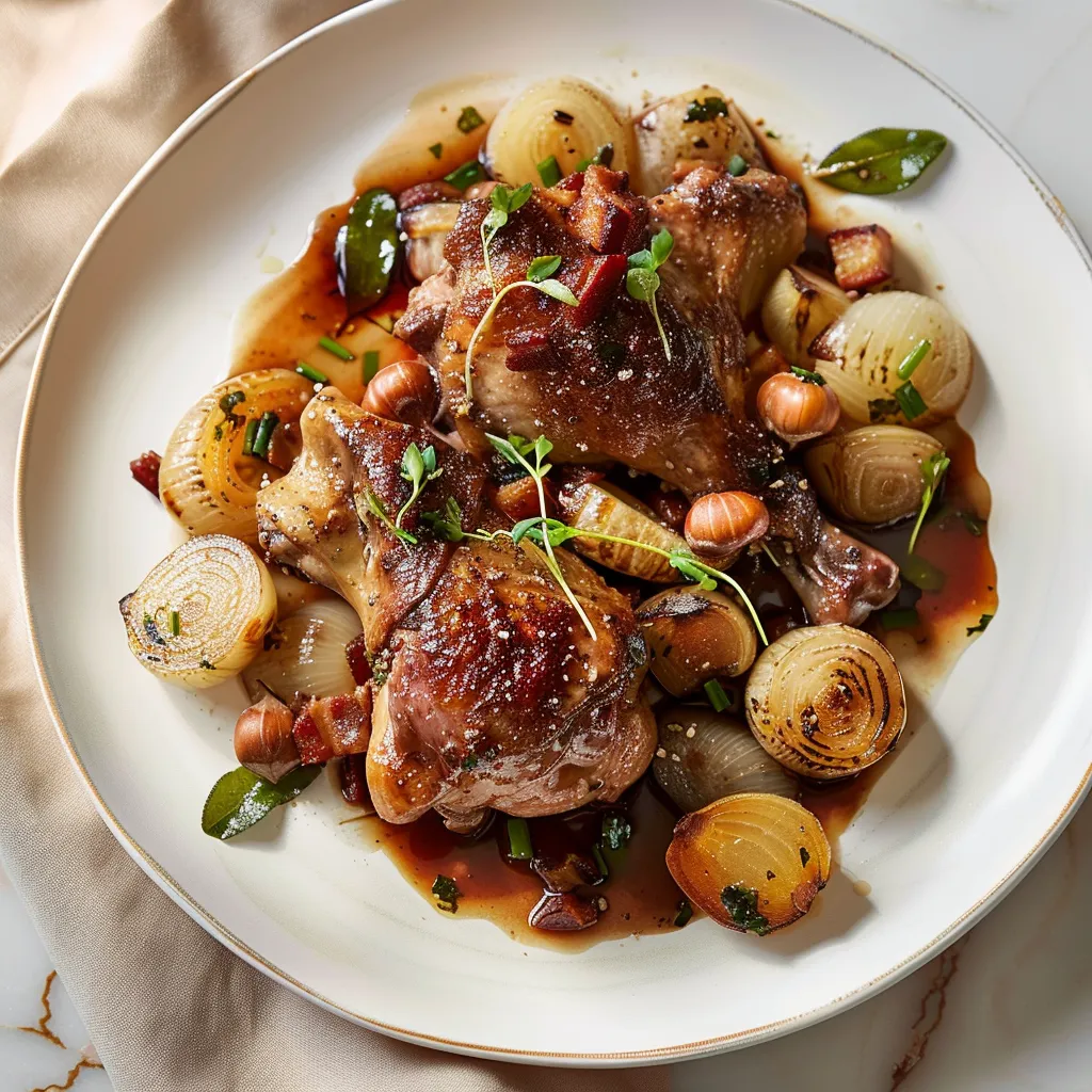 Braised Pheasant With Chestnuts