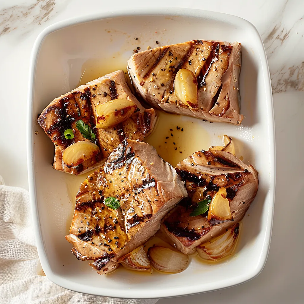 Grilled Marinated Tuna Steaks