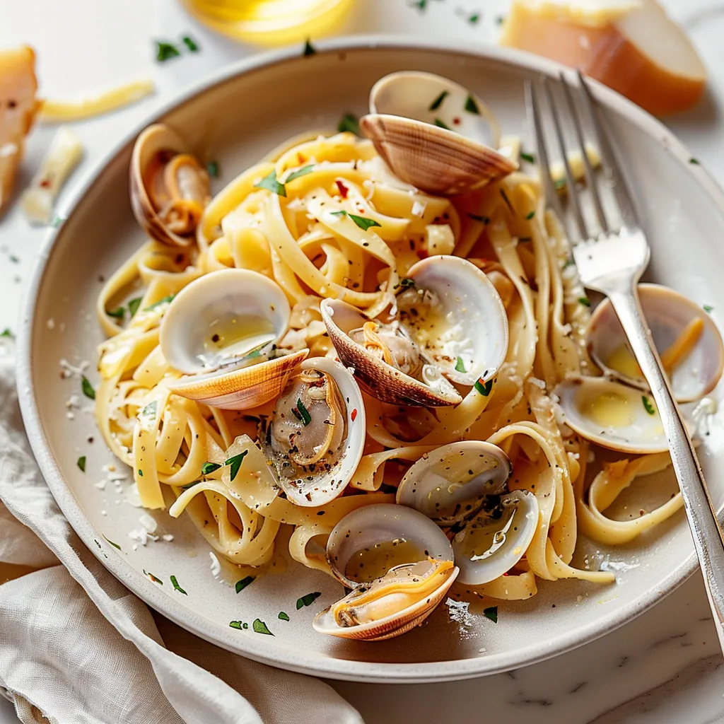 Pasta With Clams And Garlic