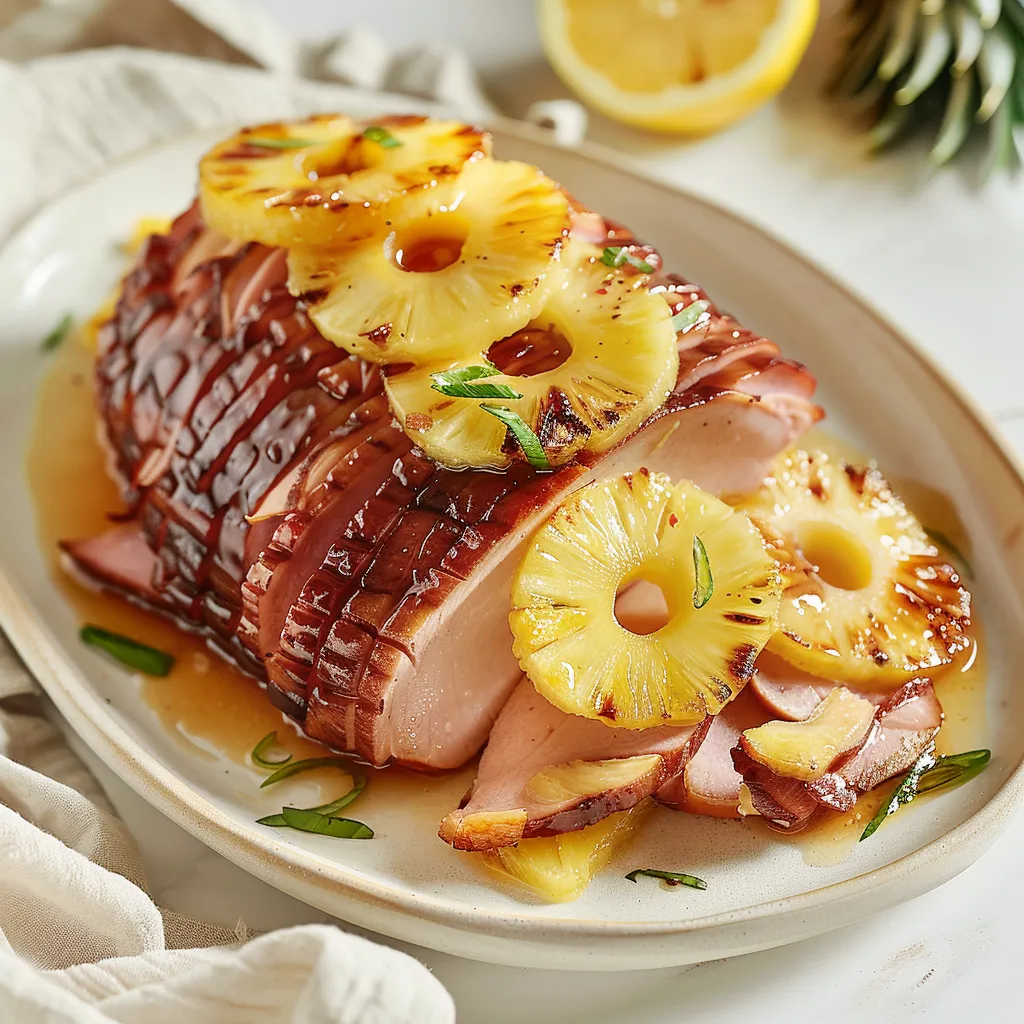 Pineapple Glazed Ham