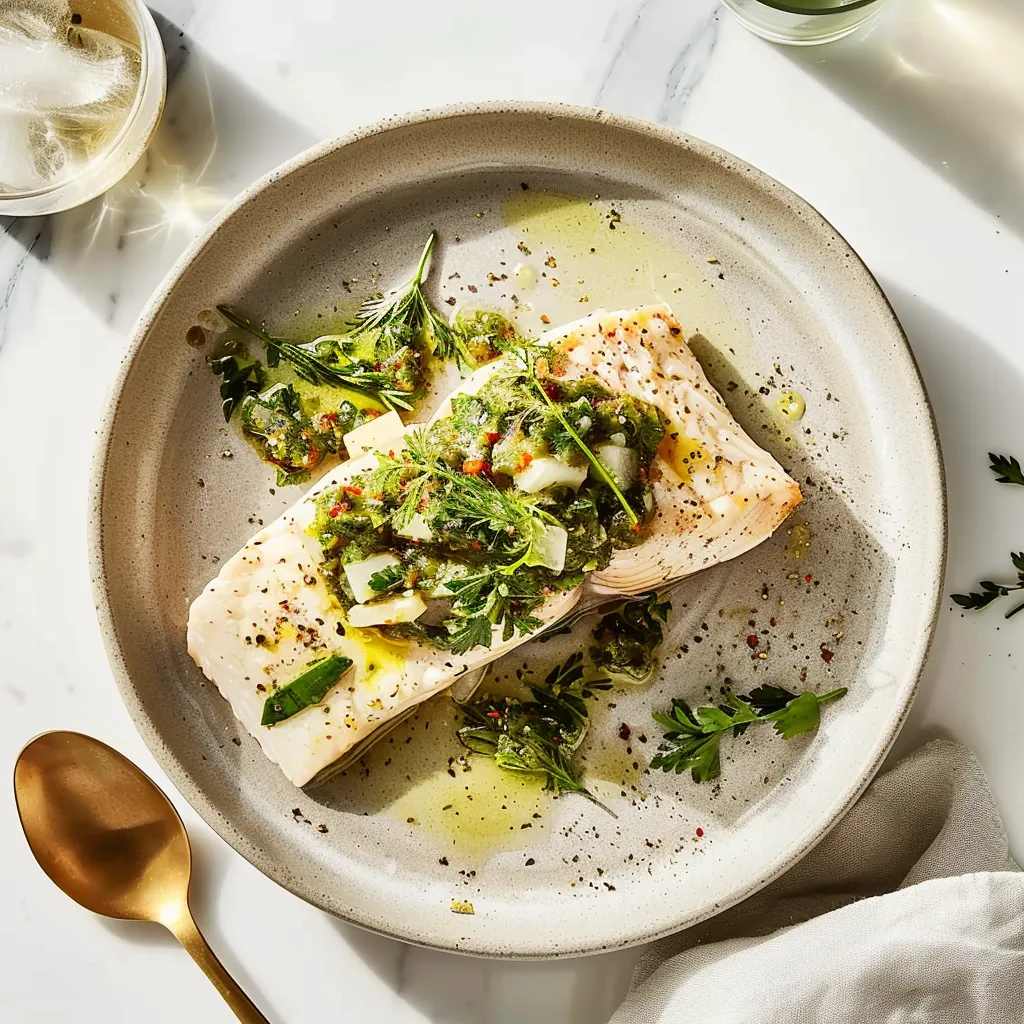 Red Snapper With Salsa Verde