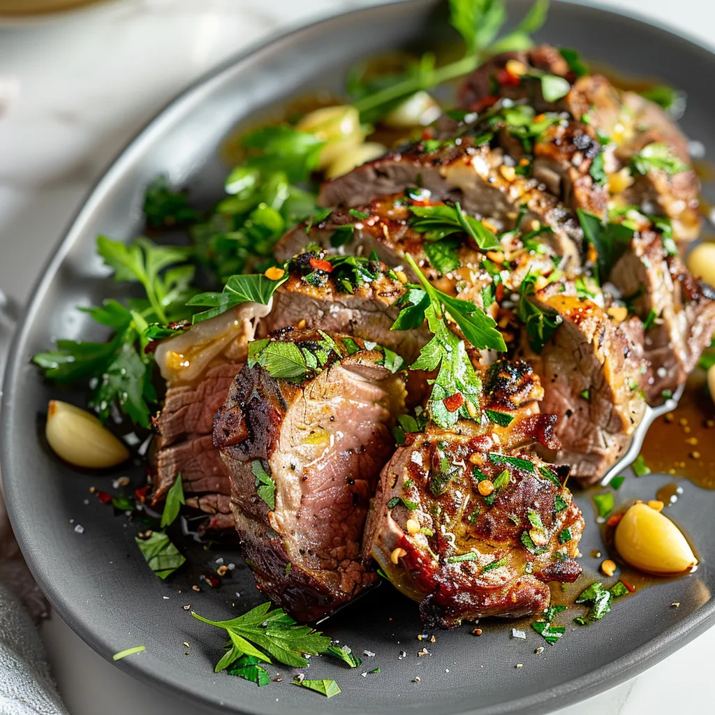 Roasted Lamb And Mint