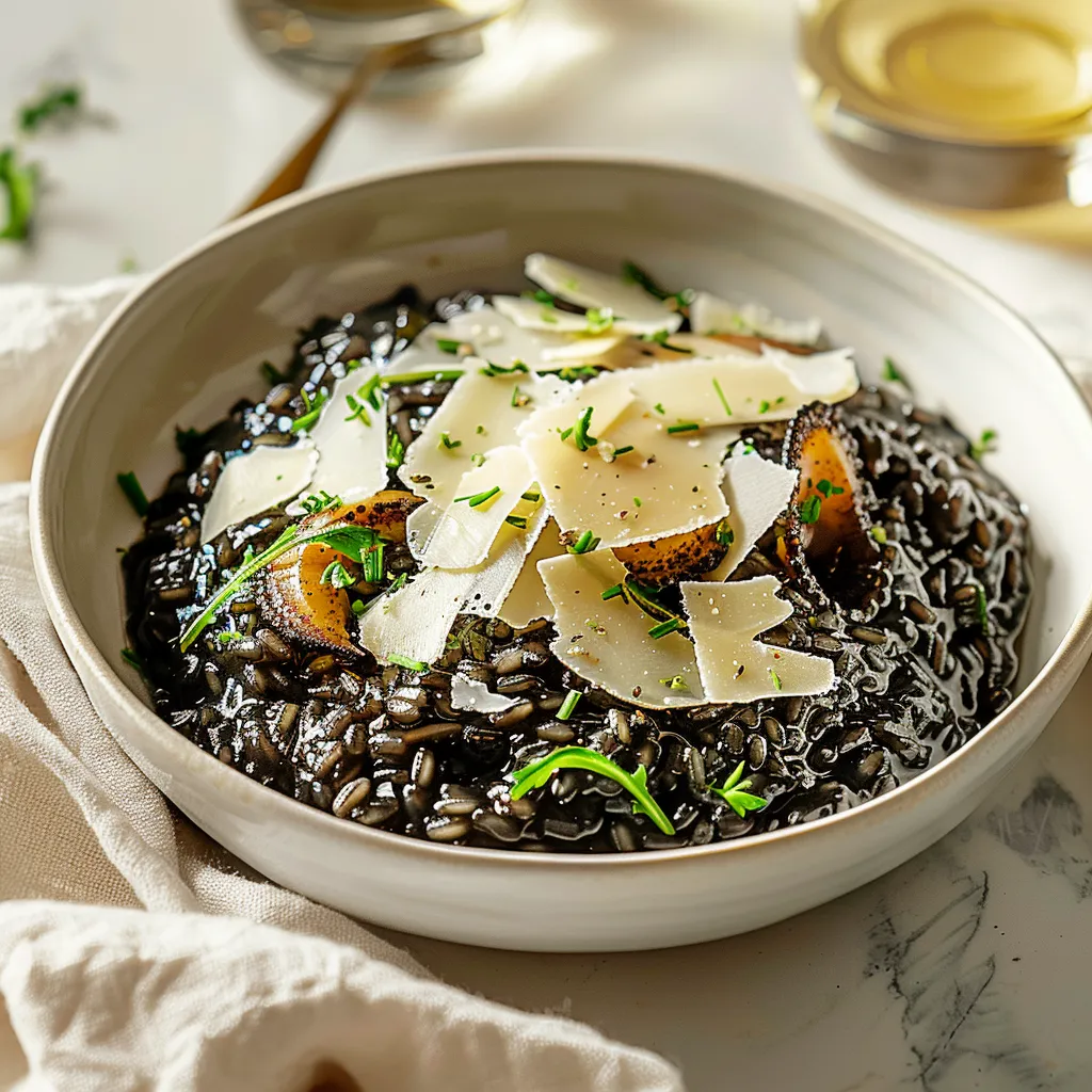 Squid Ink Risotto