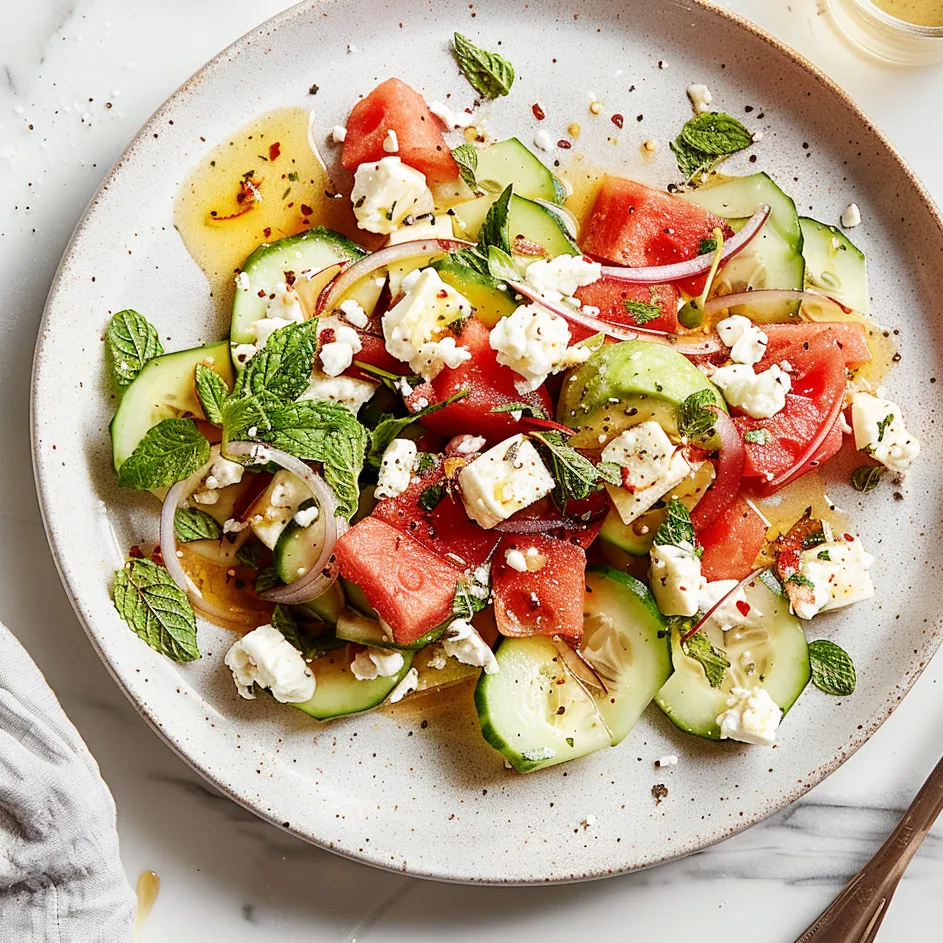 Watermelon Salad With Feta