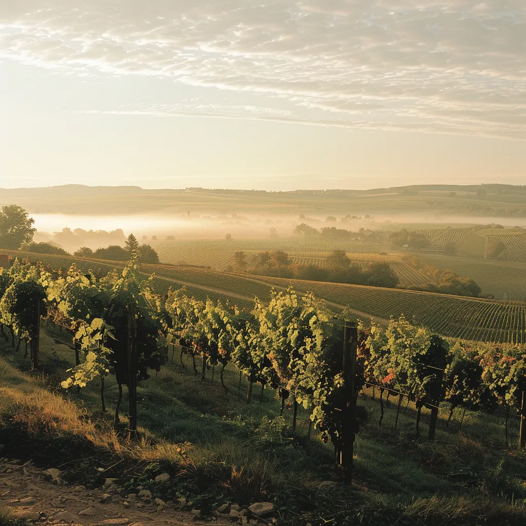 Beautiful landscape of Austria wine region