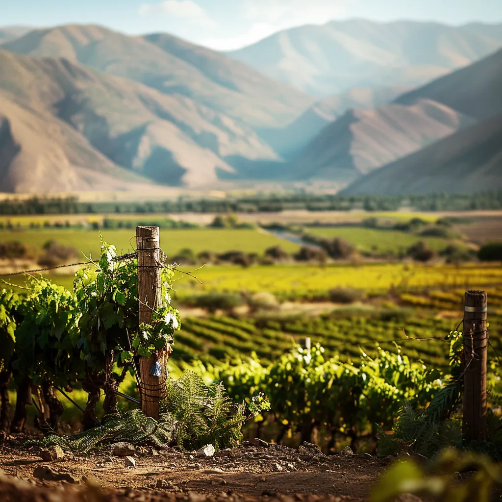 Beautiful landscape of Calchaqui Valley wine region