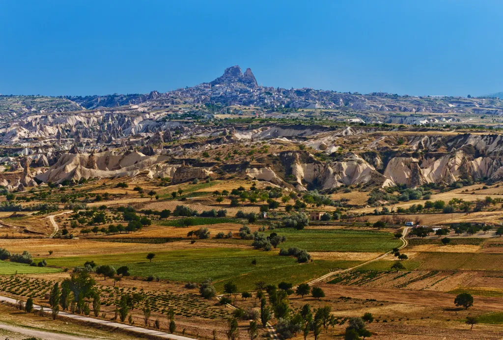 Beautiful landscape of Eastern Anatolia wine region