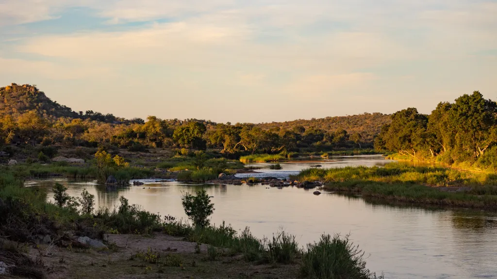 Beautiful landscape of Olifants River wine region