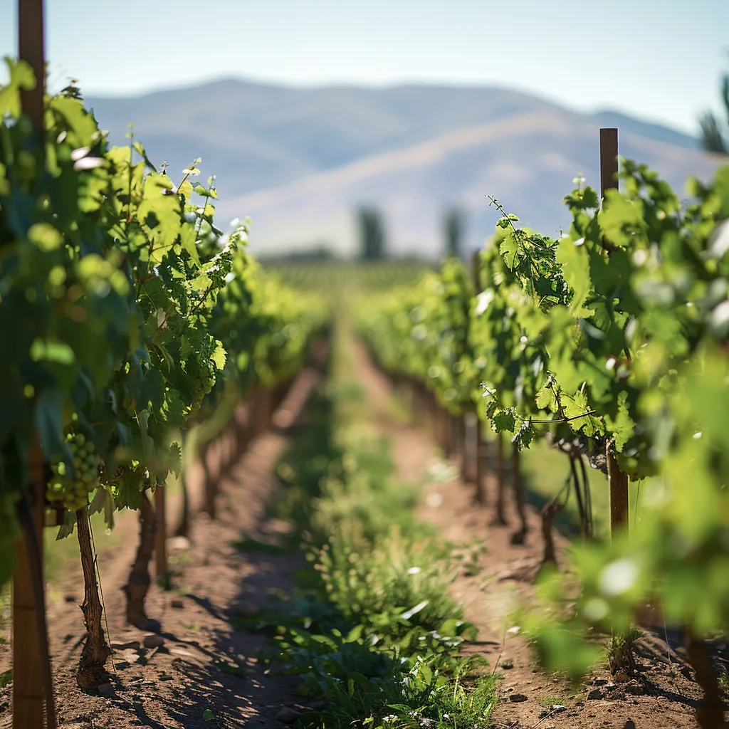 Beautiful landscape of Salta wine region