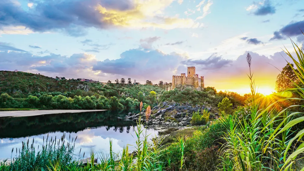 Beautiful landscape of Tejo wine region