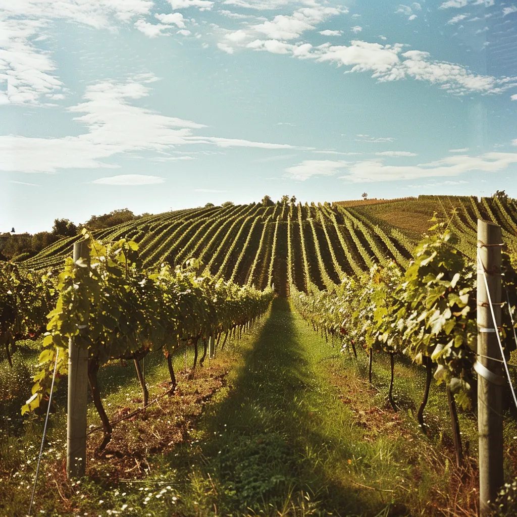 Beautiful landscape of Vienna wine region