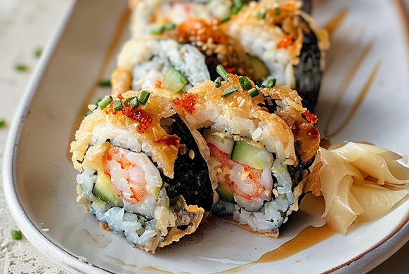 Shrimp tempura roll wine pairings